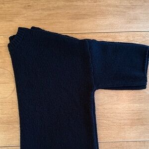 Philosophy Navy Blue Crew Neck Sweater